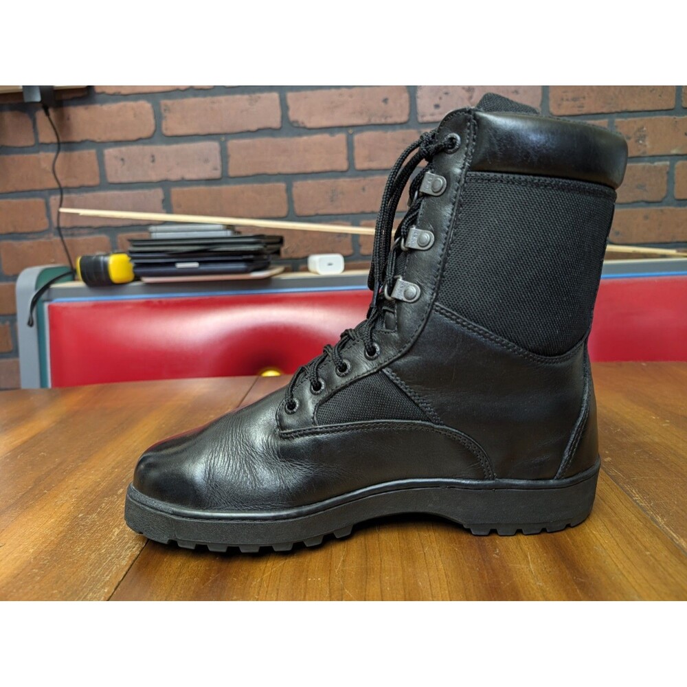 Rocky 911 Series Mens Black Leather Tactical Duty Combat Boots High Top 8.5 Wide